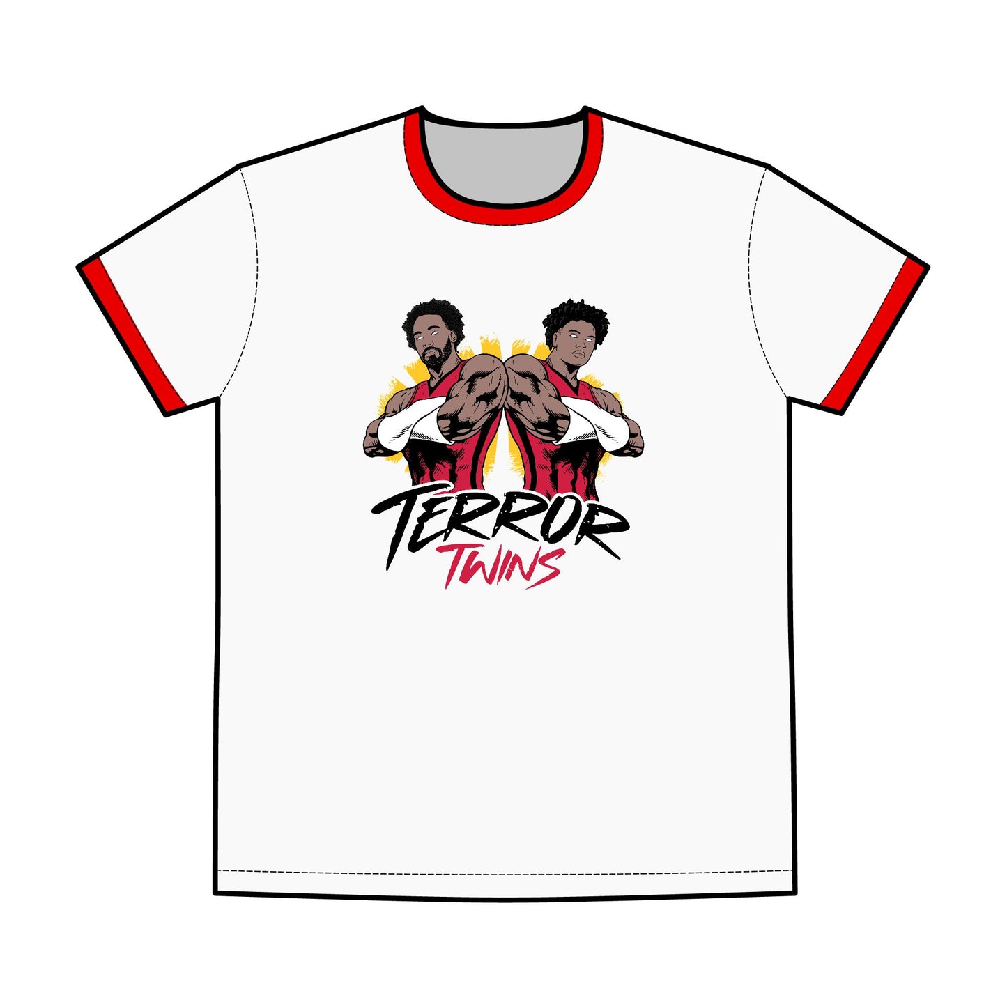 TERROR TWINS Men's Staple Ringer Tee