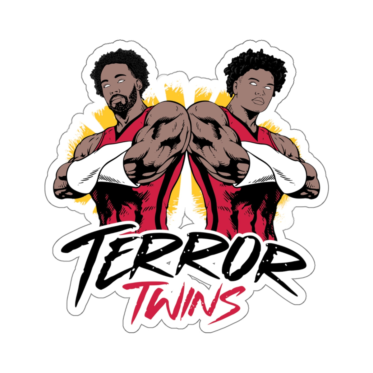 TERROR TWINS Kiss-Cut Stickers