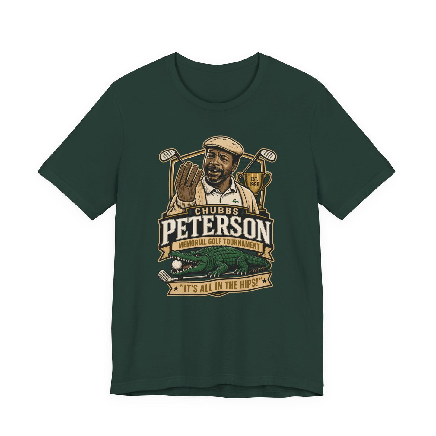 Chubbs Peterson Memorial Golf Tournament T-Shirt - Happy Gilmore T-shirt, Funny Golf Movie Tee, Retro Golf Graphic Shirt, Pop Culture Golf Gift