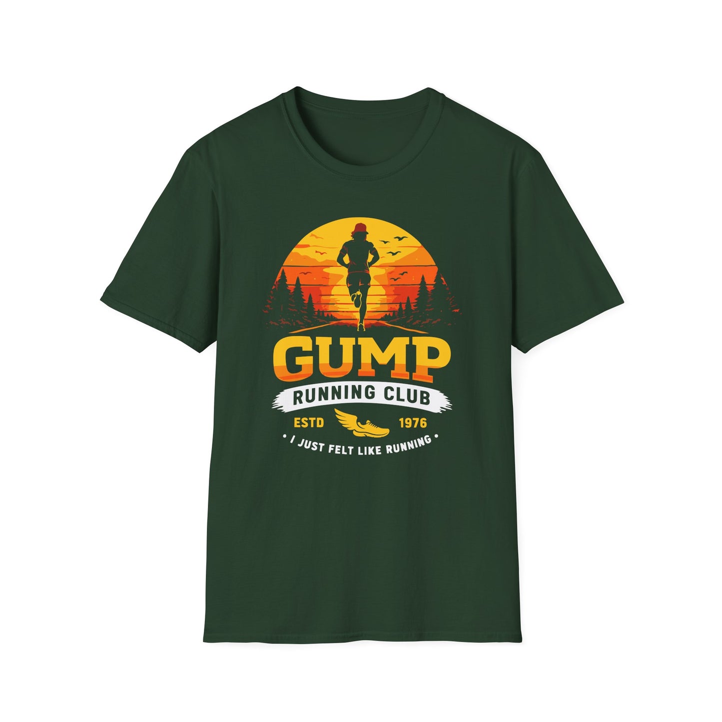 Gump Running Club T-shirt - Funny, Pop Culture Shirt