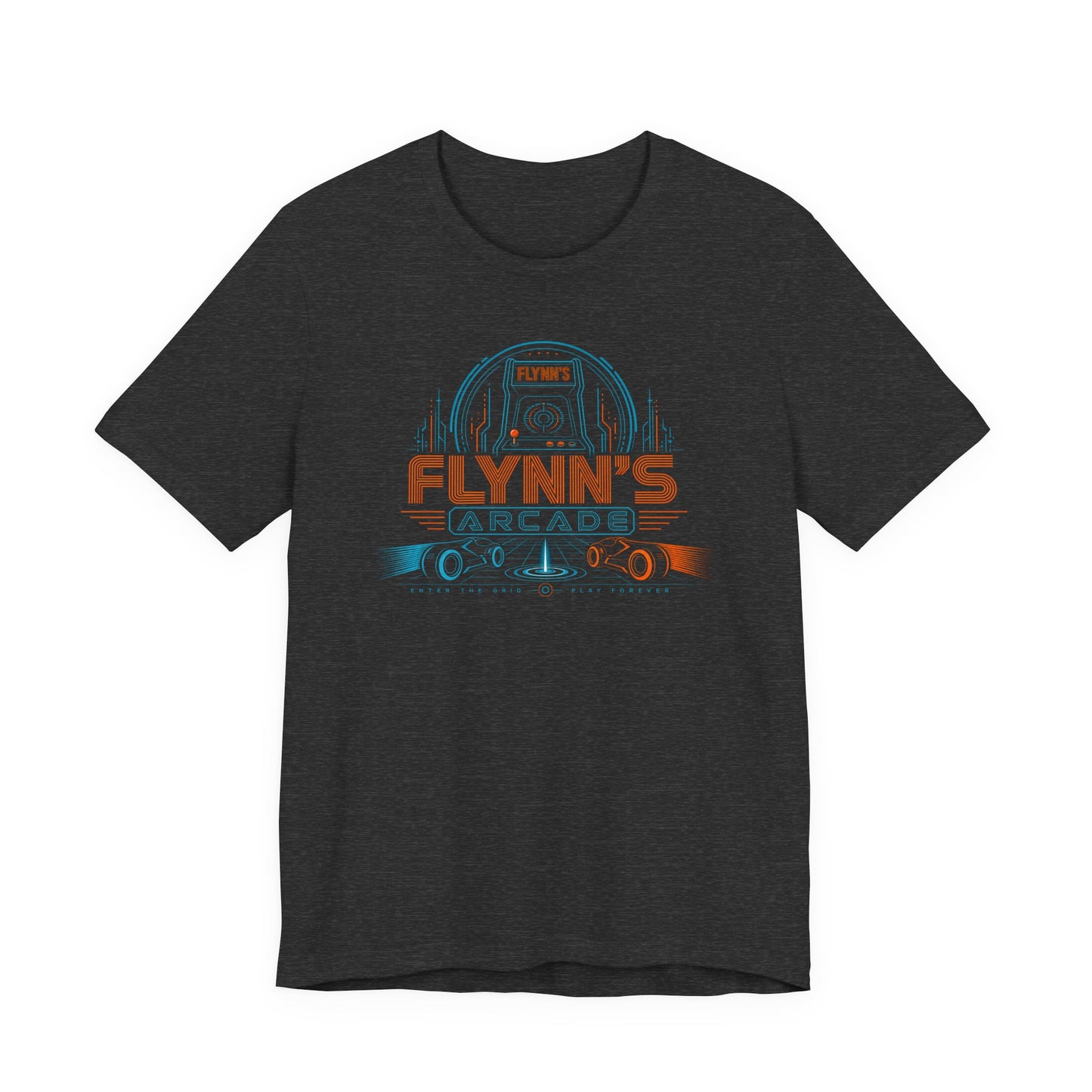 FLYNN'S ARCADE Shirt - TRON Inspired Tee, Retro Arcade 80s Gamers tshirt