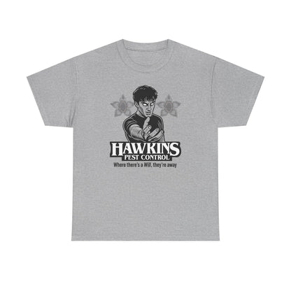 Hawkins Pest Control Shirt - Funny Stranger Things Movie Shirt, Retro 80s Sci-Fi Horror, Upside Down Shirt