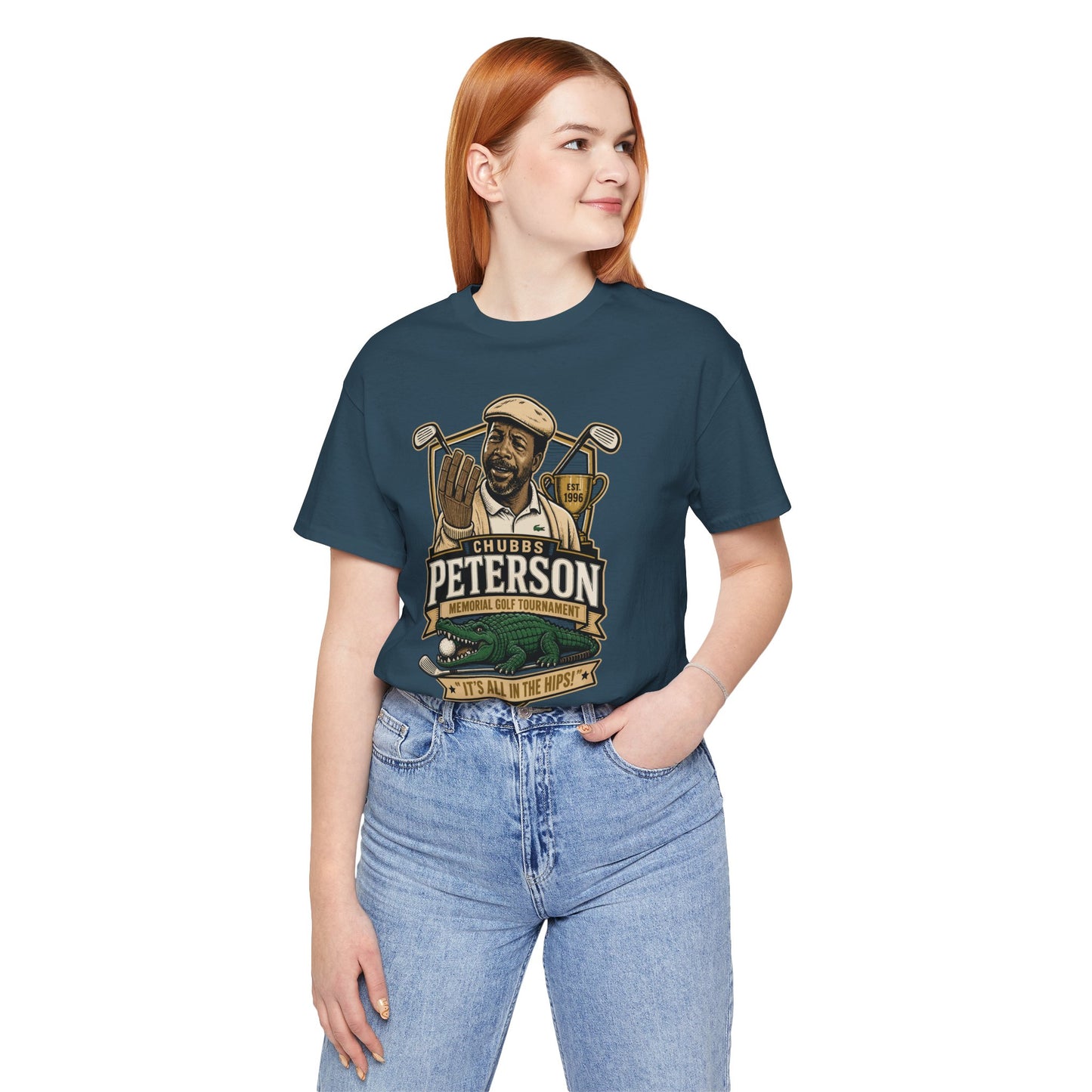 Chubbs Peterson Memorial Golf Tournament T-Shirt - Happy Gilmore T-shirt, Funny Golf Movie Tee, Retro Golf Graphic Shirt, Pop Culture Golf Gift