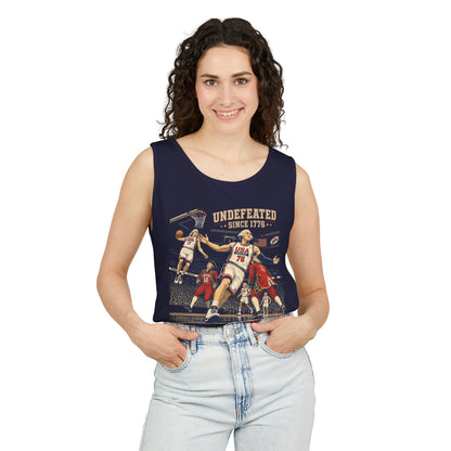 Undefeated America -- Comfort Colors Tank Top