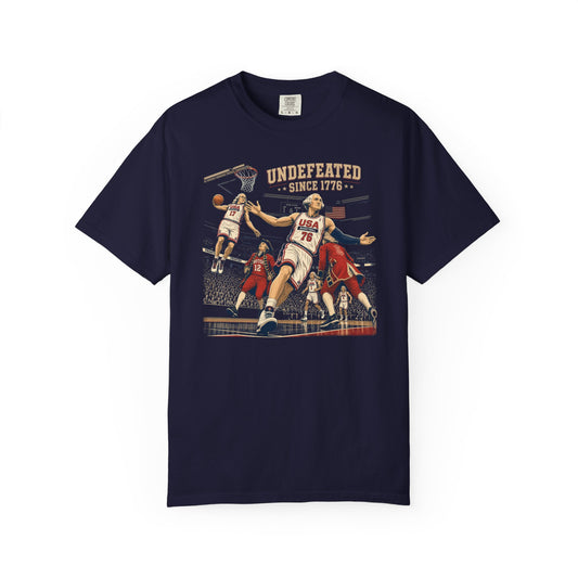 Undefeated America Shirt - Comfort Colors (NO BEER LOGOS)
