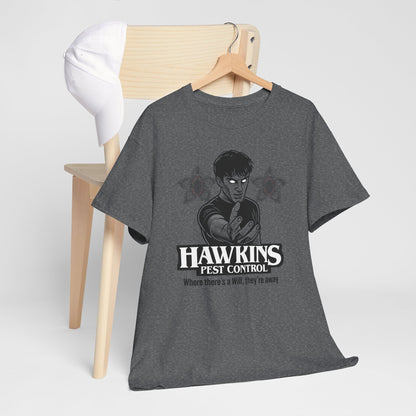 Hawkins Pest Control Shirt - Funny Stranger Things Movie Shirt, Retro 80s Sci-Fi Horror, Upside Down Shirt