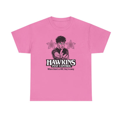 Hawkins Pest Control Shirt - Funny Stranger Things Movie Shirt, Retro 80s Sci-Fi Horror, Upside Down Shirt