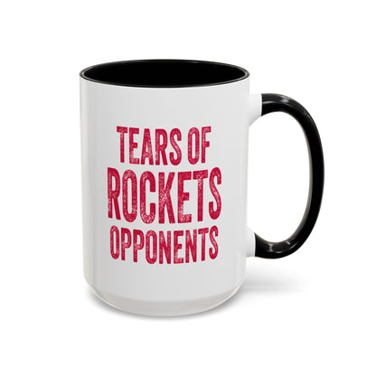 Tears of Rockets Opponents - Coffee Mug 11oz/15oz (Black Accent)