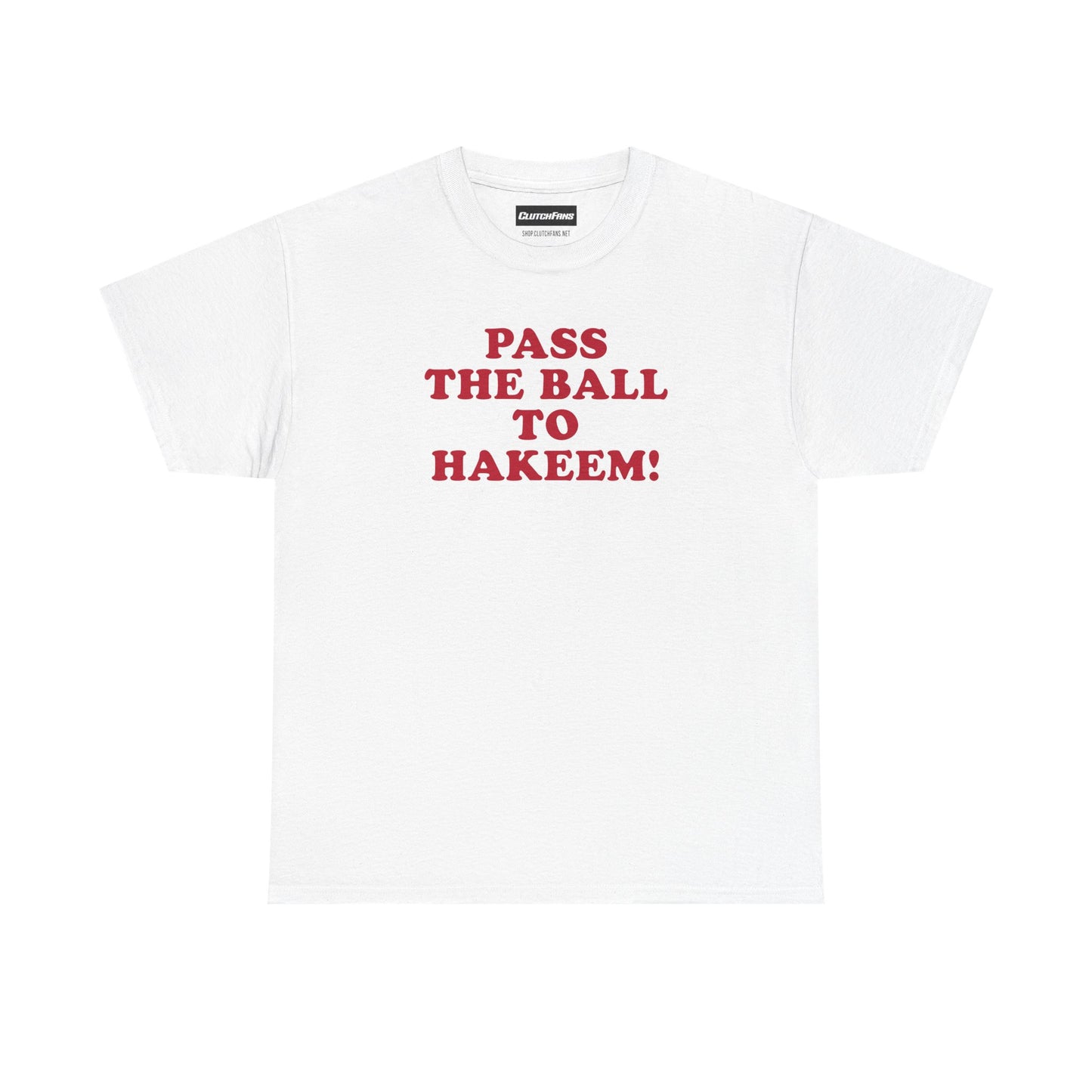 PASS THE BALL TO HAKEEM! – Vintage-Inspired Heavy Cotton Tee