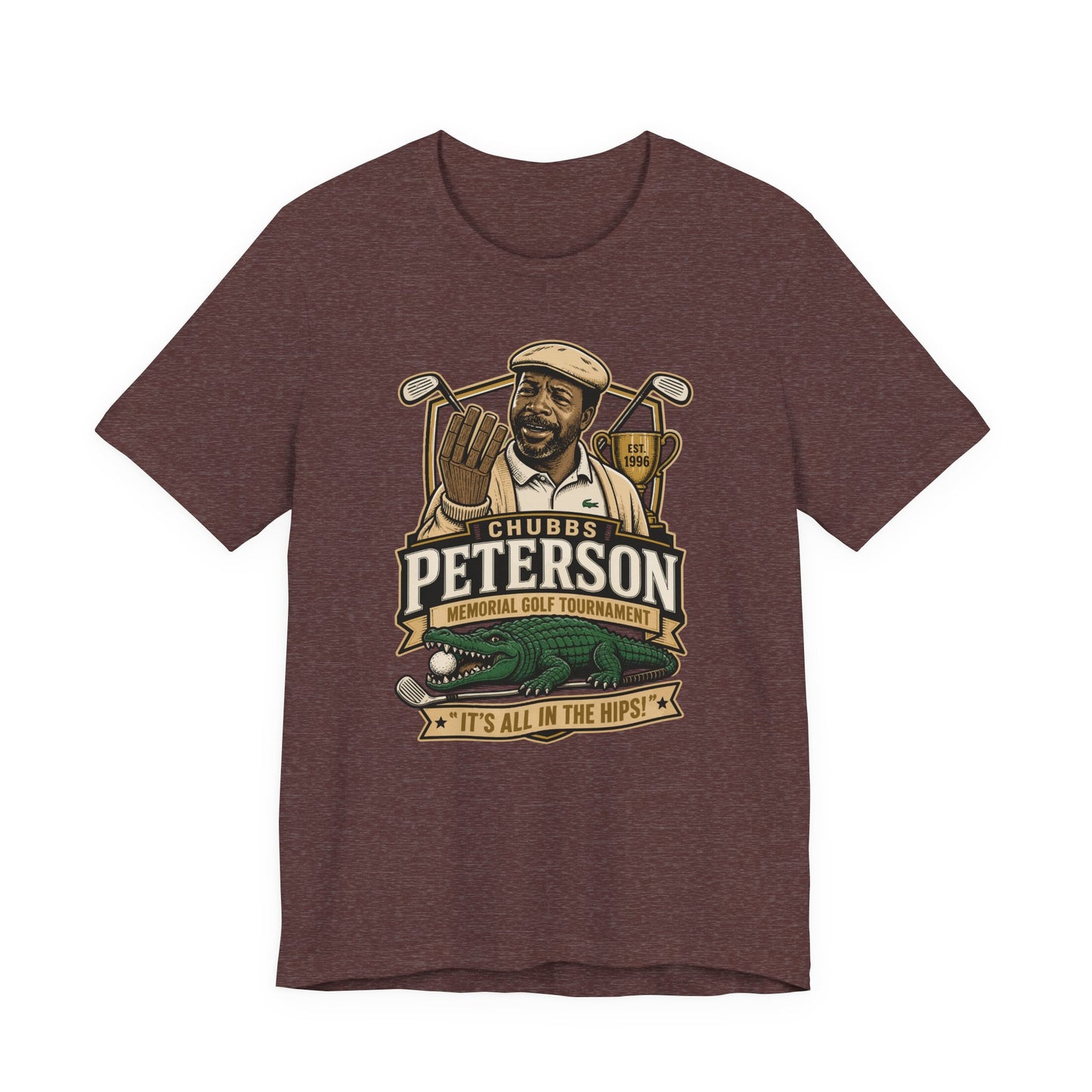 Chubbs Peterson Memorial Golf Tournament T-Shirt - Happy Gilmore T-shirt, Funny Golf Movie Tee, Retro Golf Graphic Shirt, Pop Culture Golf Gift