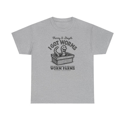 I Got Worms shirt - Funny Dumb and Dumber T-shirt, Comedy Graphic Tee, Vintage Pop Culture