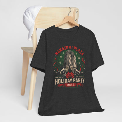 Nakatomi Plaza Holiday Party 1988 Shirt - Funny Christmas Movie Unisex Tee, Die Hard Inspired