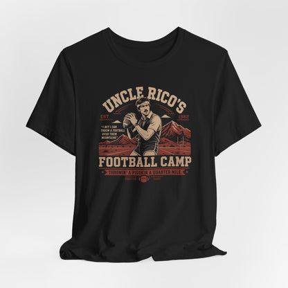 Uncle Rico’s Football Camp T-Shirt – Funny Retro Comedy Tee