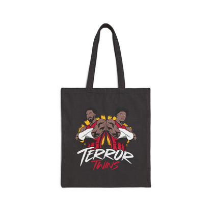 TERROR TWINS - Cotton Canvas Tote Bag