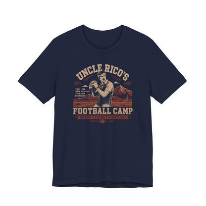 Uncle Rico’s Football Camp T-Shirt – Funny Retro Comedy Tee