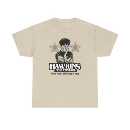 Hawkins Pest Control Shirt - Funny Stranger Things Movie Shirt, Retro 80s Sci-Fi Horror, Upside Down Shirt