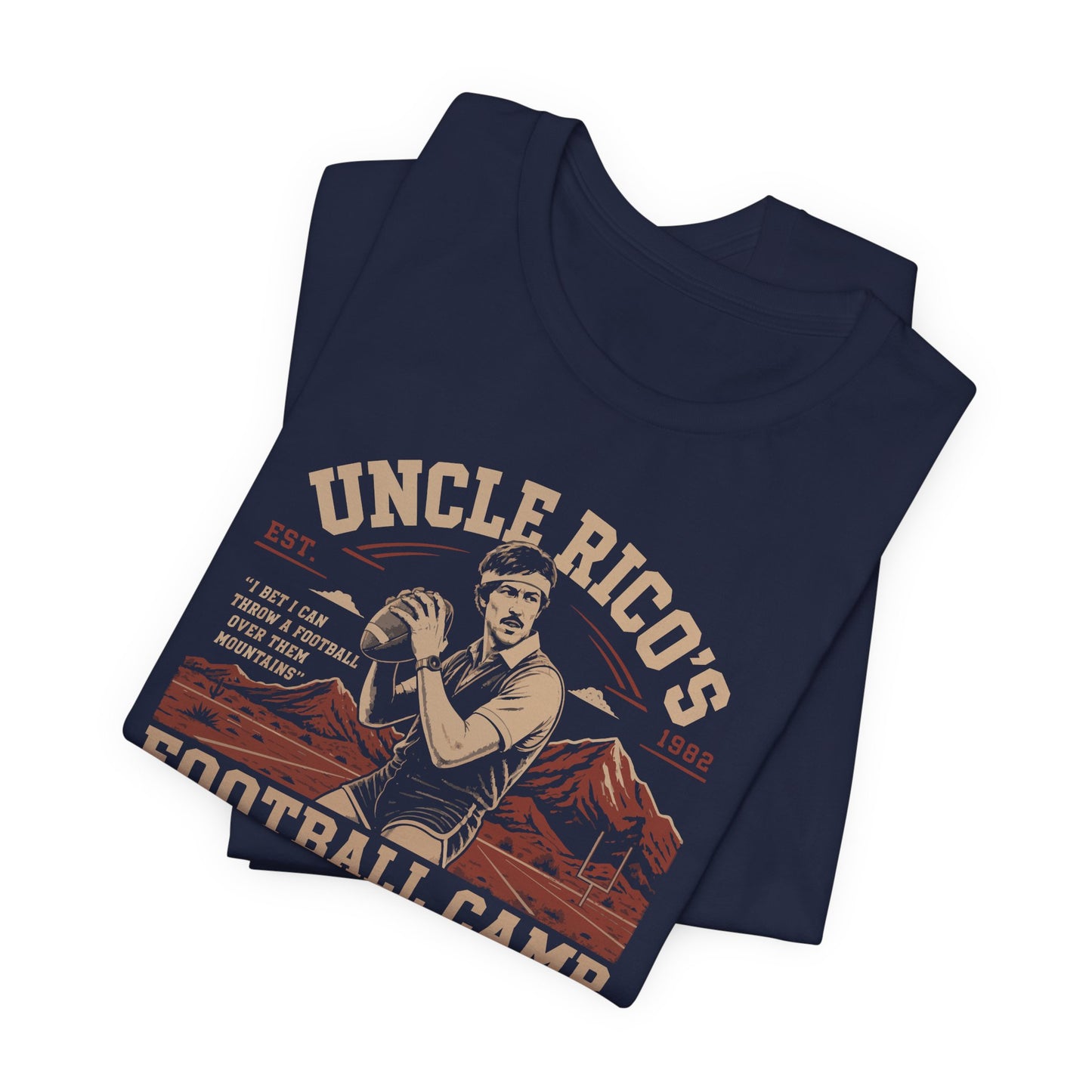 Uncle Rico’s Football Camp T-Shirt – Funny Retro Comedy Tee