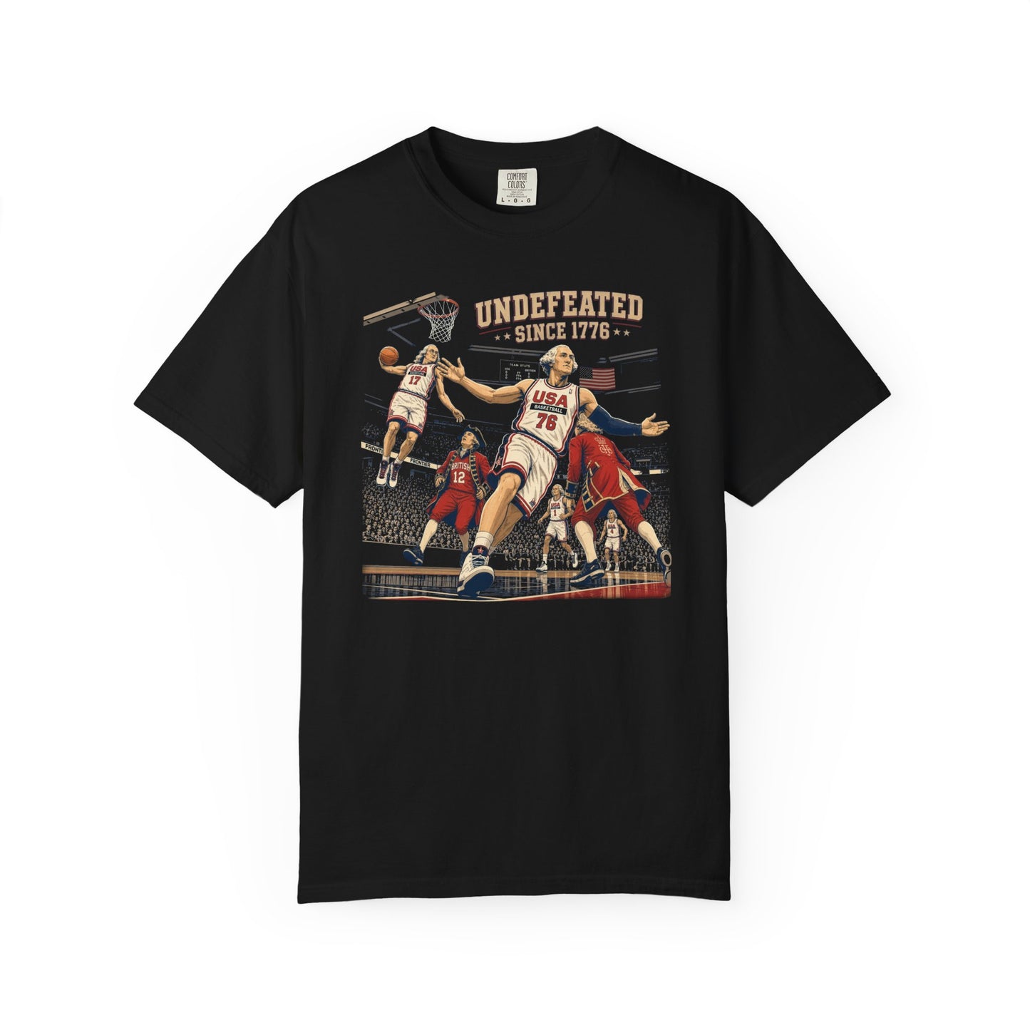 Undefeated America Shirt - Comfort Colors (NO BEER LOGOS)