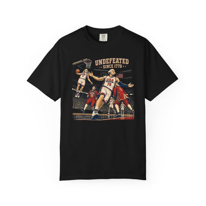 Undefeated America Shirt - Comfort Colors (NO BEER LOGOS)