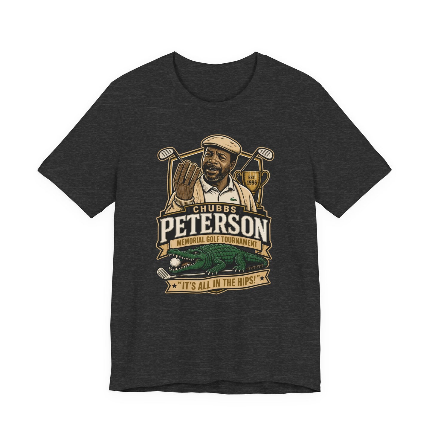 Chubbs Peterson Memorial Golf Tournament T-Shirt - Happy Gilmore T-shirt, Funny Golf Movie Tee, Retro Golf Graphic Shirt, Pop Culture Golf Gift