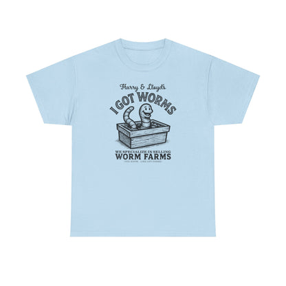 I Got Worms shirt - Funny Dumb and Dumber T-shirt, Comedy Graphic Tee, Vintage Pop Culture