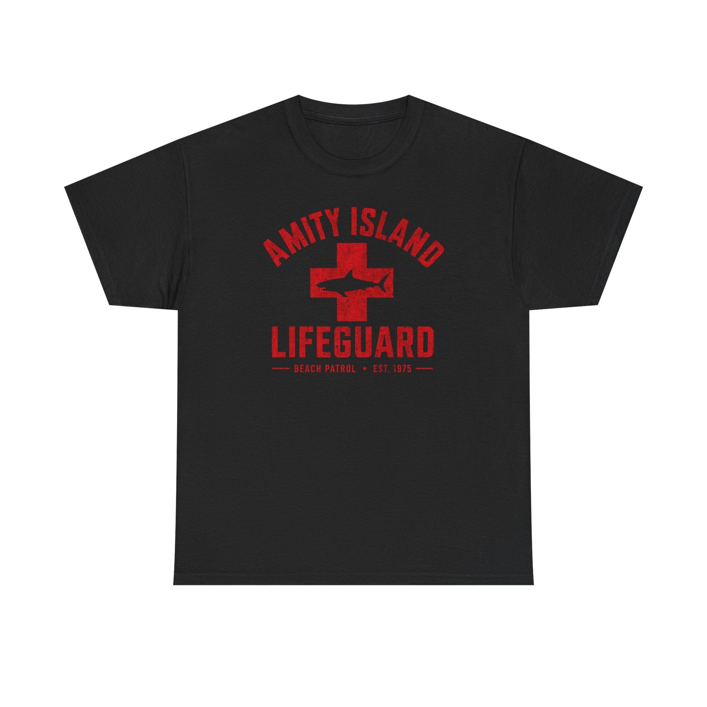 Jaws Amity Island Lifeguard shirt - JAWS Inspired T-Shirt, Vintage Beach Movie Tee