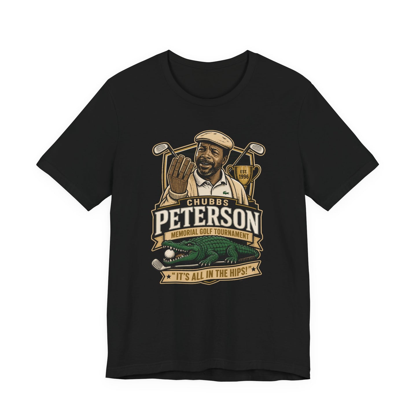 Chubbs Peterson Memorial Golf Tournament T-Shirt - Happy Gilmore T-shirt, Funny Golf Movie Tee, Retro Golf Graphic Shirt, Pop Culture Golf Gift