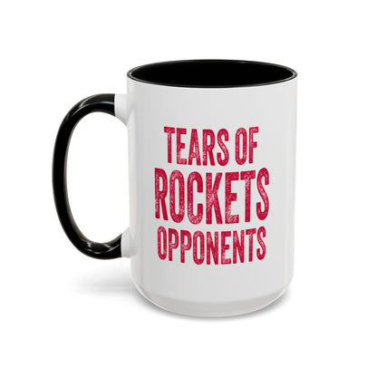 Tears of Rockets Opponents - Coffee Mug 11oz/15oz (Black Accent)