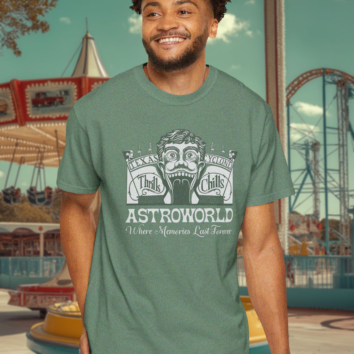 Astroworld Texas Cyclone Memories - Comfort Colors Shirt