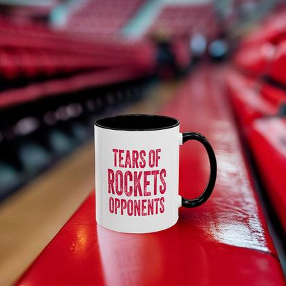 Tears of Rockets Opponents - Coffee Mug 11oz/15oz (Black Accent)