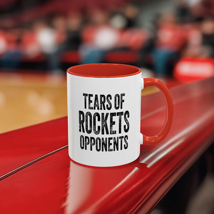 Tears of Rockets Opponents - Coffee Mug 11oz/15oz (Red Accent)