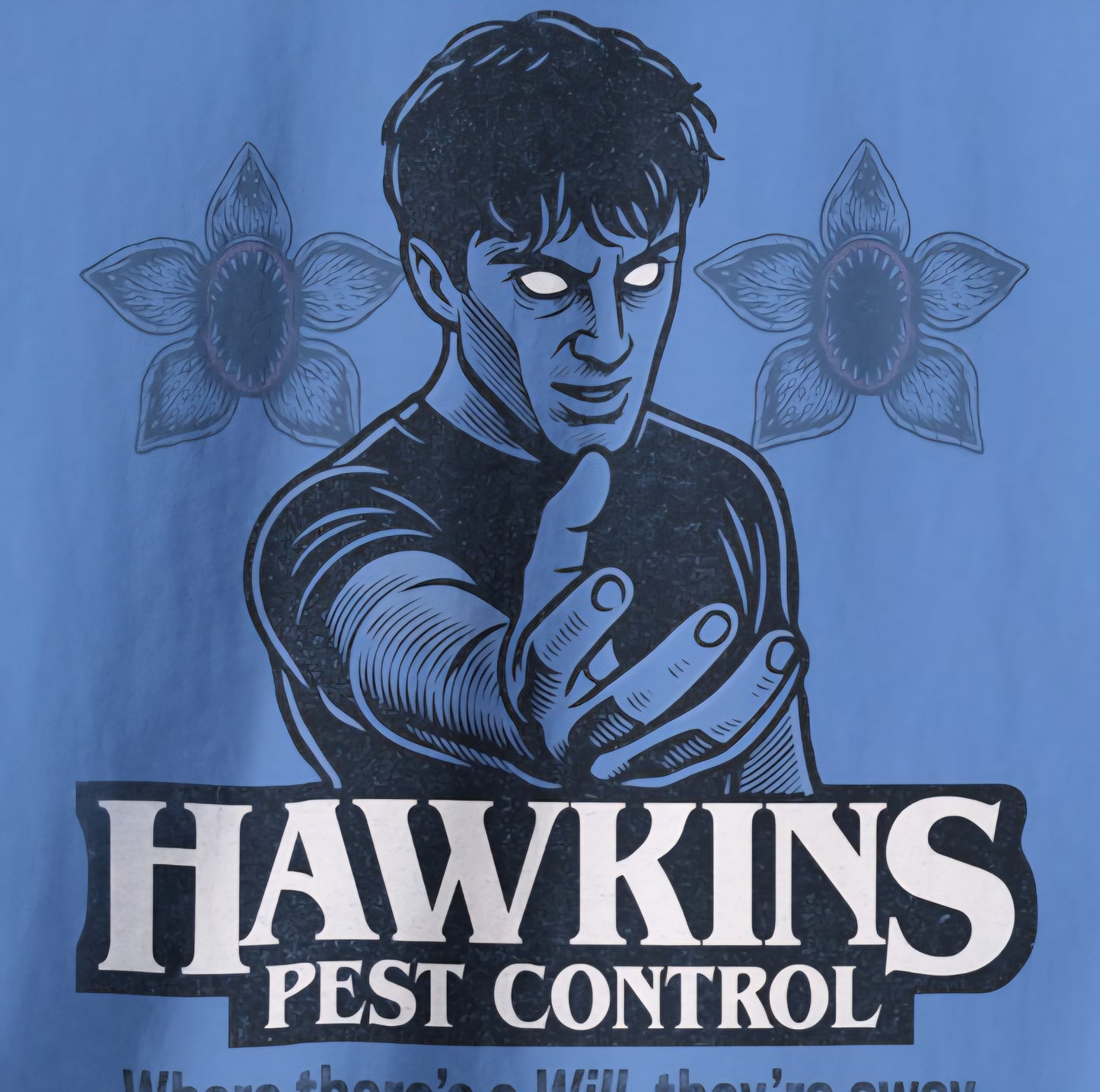 Hawkins Pest Control Shirt - Funny Stranger Things Movie Shirt, Retro 80s Sci-Fi Horror, Upside Down Shirt
