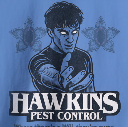 Hawkins Pest Control Shirt - Funny Stranger Things Movie Shirt, Retro 80s Sci-Fi Horror, Upside Down Shirt