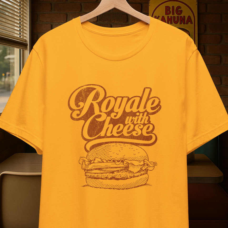 Royale with Cheese Shirt - Vintage Pop Culture Graphic Tee, Gen X Tshirt, Retro 90s