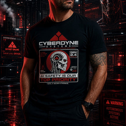 Terminator t-shirt, Cyberdyne Systems Shirt, Terminator Inspired Sci-Fi Tee, I'll Be Back, T2, Skynet, Artificial Intelligence