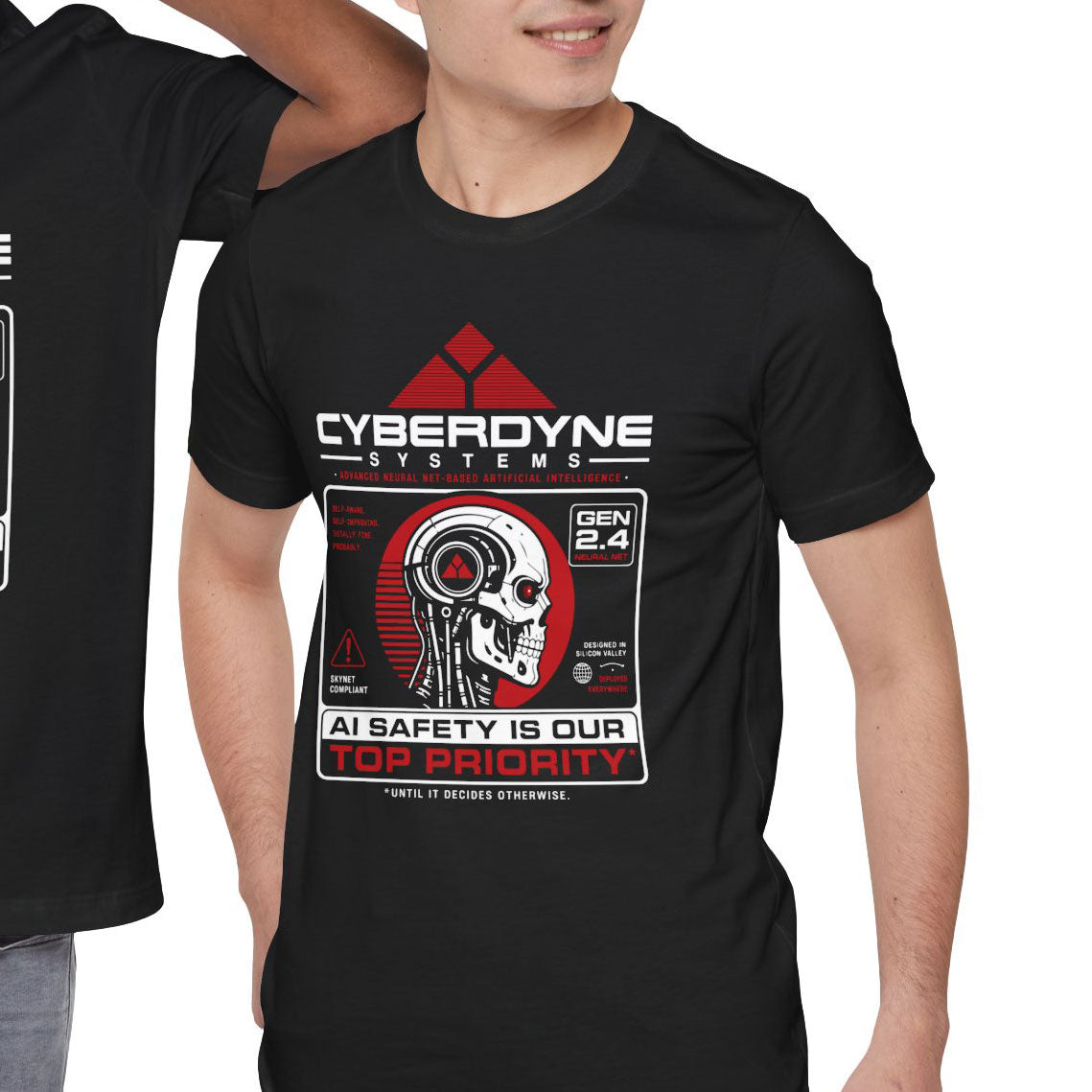 Terminator t-shirt, Cyberdyne Systems Shirt, Terminator Inspired Sci-Fi Tee, I'll Be Back, T2, Skynet, Artificial Intelligence