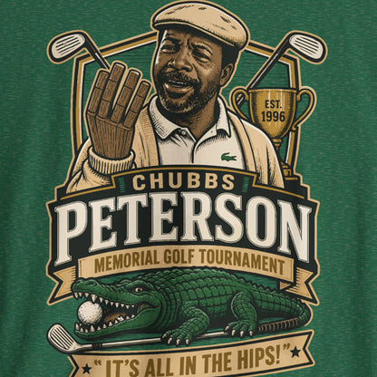 Chubbs Peterson Memorial Golf Tournament T-Shirt - Happy Gilmore T-shirt, Funny Golf Movie Tee, Retro Golf Graphic Shirt, Pop Culture Golf Gift