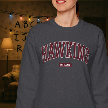 Hawkins Indiana Retro Sweatshirt - Hawkins High School