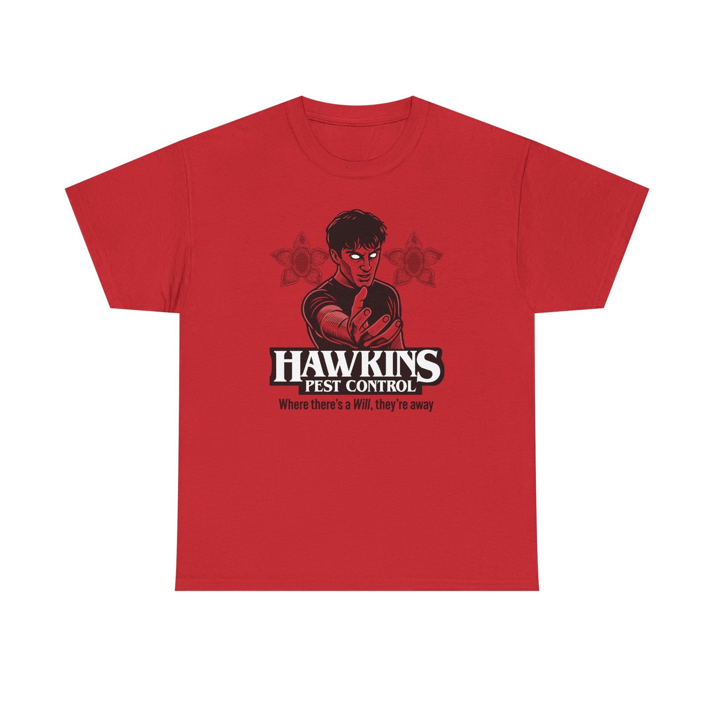 Hawkins Pest Control Shirt - Funny Stranger Things Movie Shirt, Retro 80s Sci-Fi Horror, Upside Down Shirt