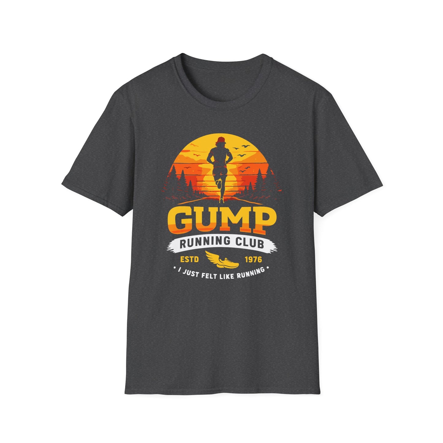 Gump Running Club T-shirt - Funny, Pop Culture Shirt