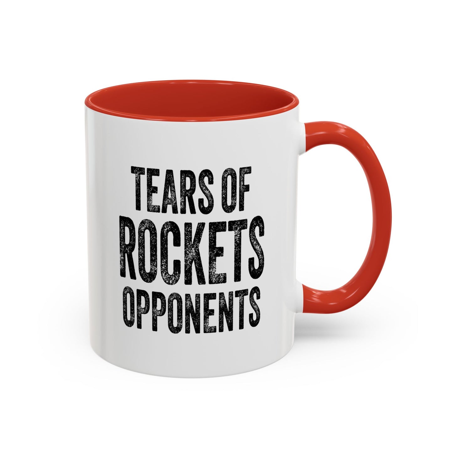 Tears of Rockets Opponents - Coffee Mug 11oz/15oz (Red Accent)