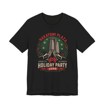 Nakatomi Plaza Holiday Party 1988 Shirt - Funny Christmas Movie Unisex Tee, Die Hard Inspired