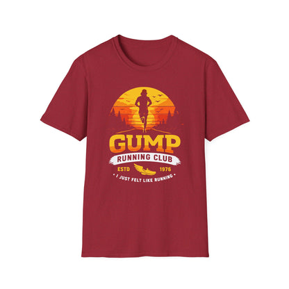 Gump Running Club T-shirt - Funny, Pop Culture Shirt