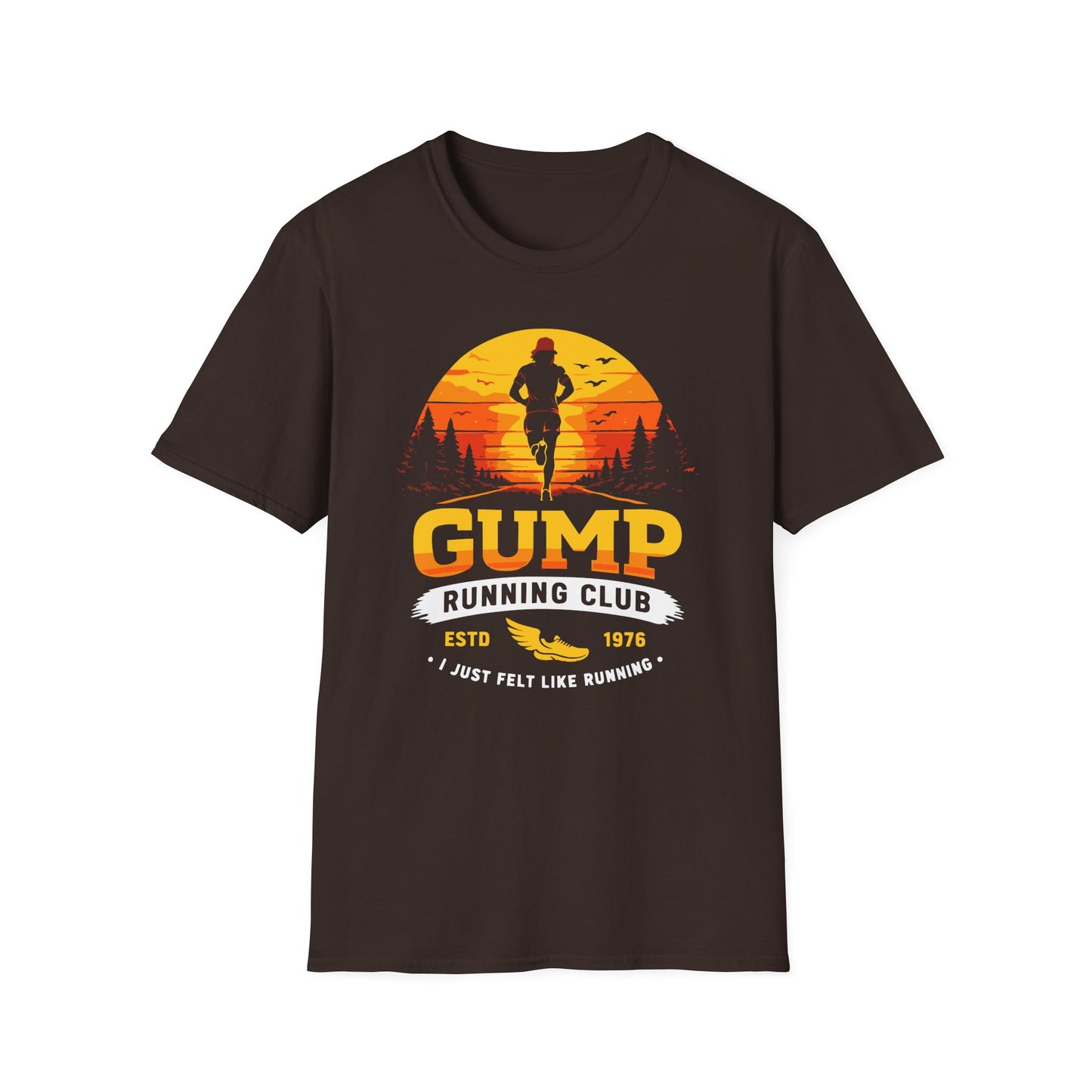 Gump Running Club T-shirt - Funny, Pop Culture Shirt