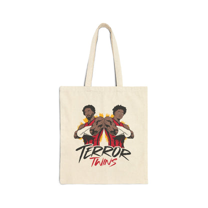 TERROR TWINS - Cotton Canvas Tote Bag