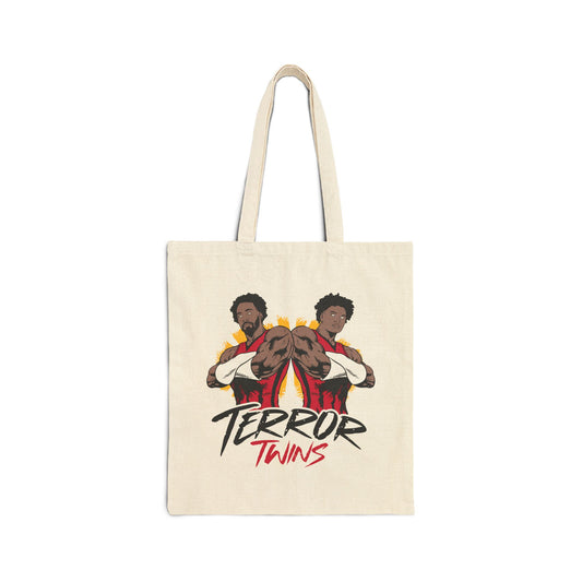 TERROR TWINS - Cotton Canvas Tote Bag