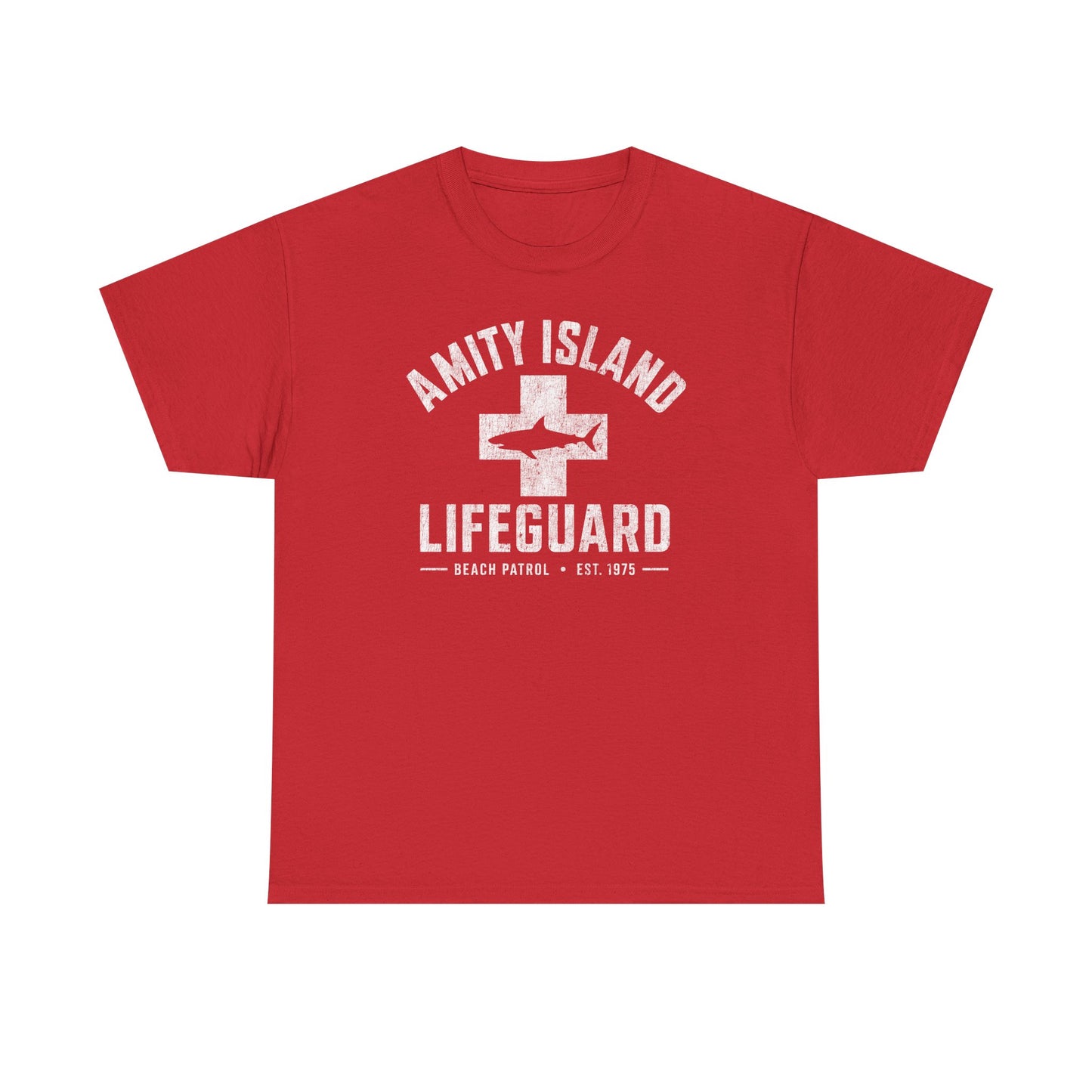 Jaws Amity Island Lifeguard shirt - JAWS Inspired T-Shirt, Vintage Beach Movie Tee