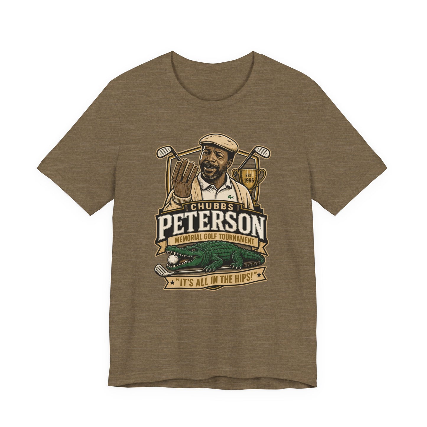 Chubbs Peterson Memorial Golf Tournament T-Shirt - Happy Gilmore T-shirt, Funny Golf Movie Tee, Retro Golf Graphic Shirt, Pop Culture Golf Gift