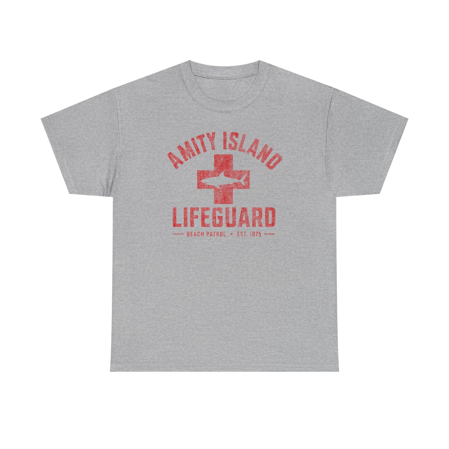 Jaws Amity Island Lifeguard shirt - JAWS Inspired T-Shirt, Vintage Beach Movie Tee