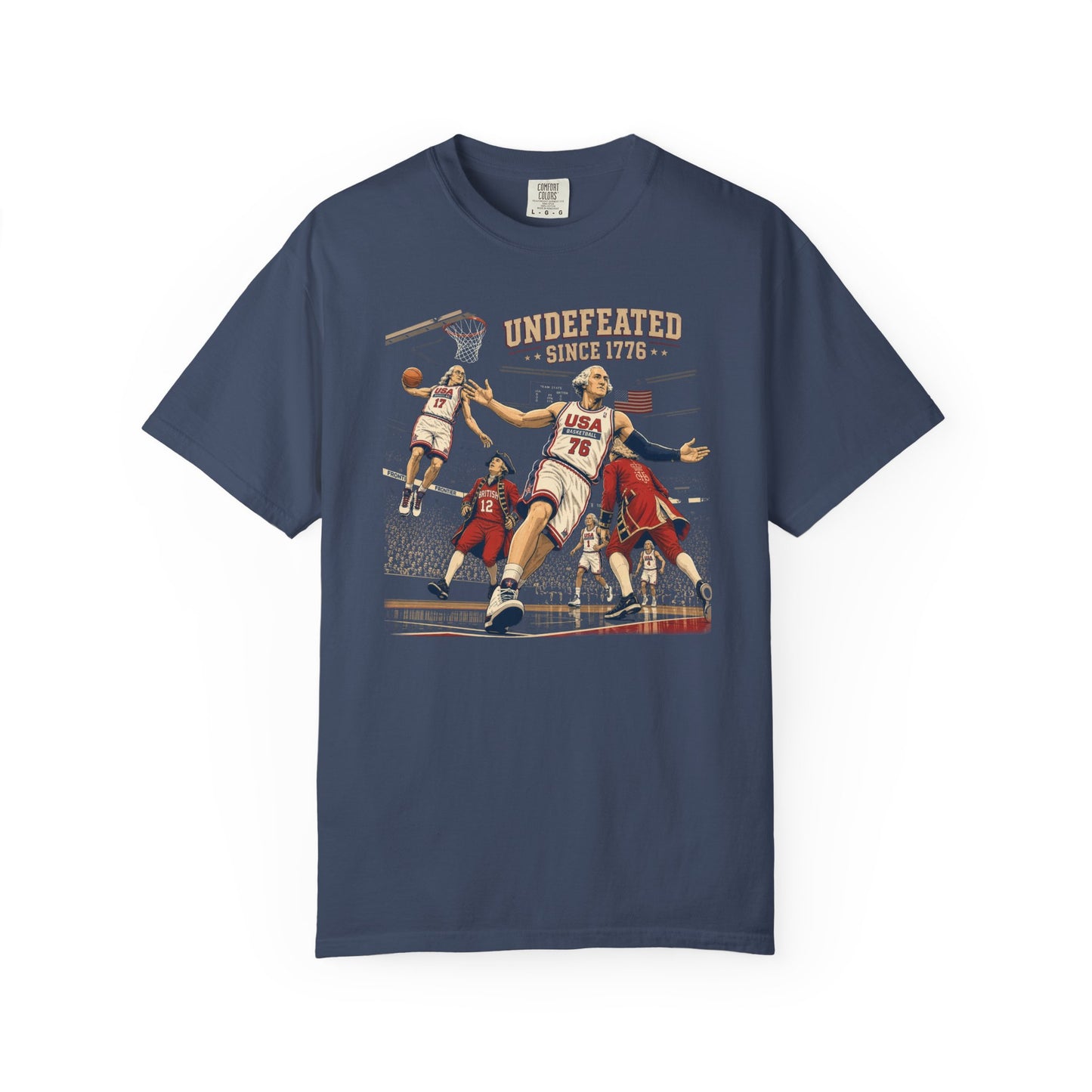 Undefeated America Shirt - Comfort Colors (NO BEER LOGOS)